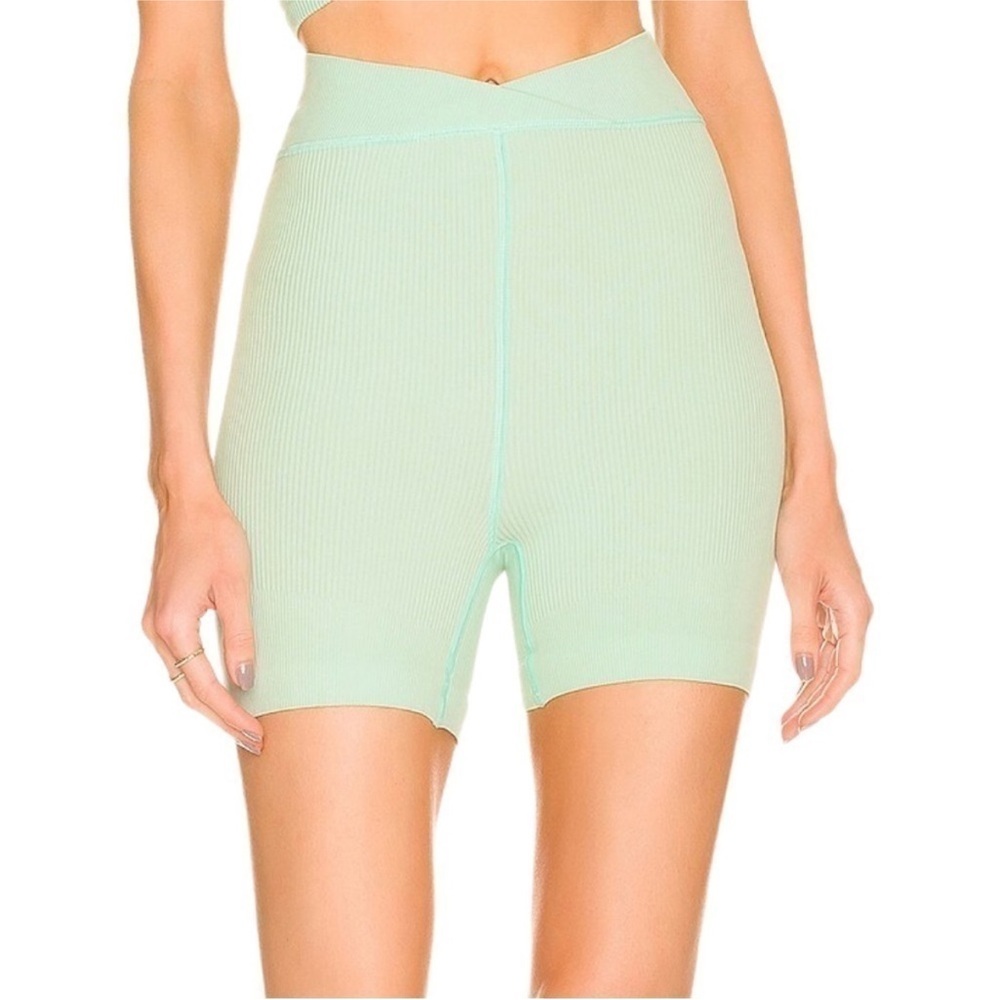 Free People || NWT || Free Throw Turquoise Mint Biker Shorts